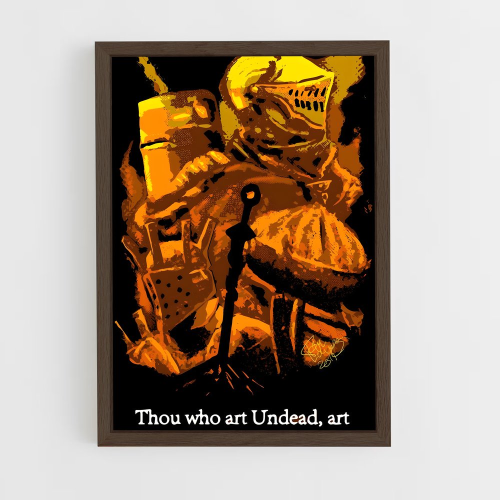 ap-dark souls-14 cadre Bois foncé