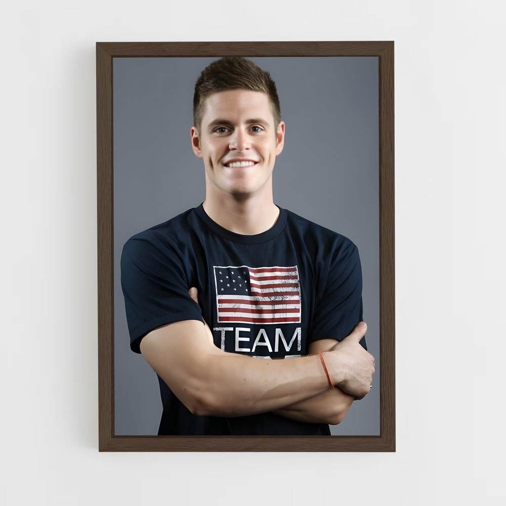 ap-david boudia-2 cadre Bois foncé