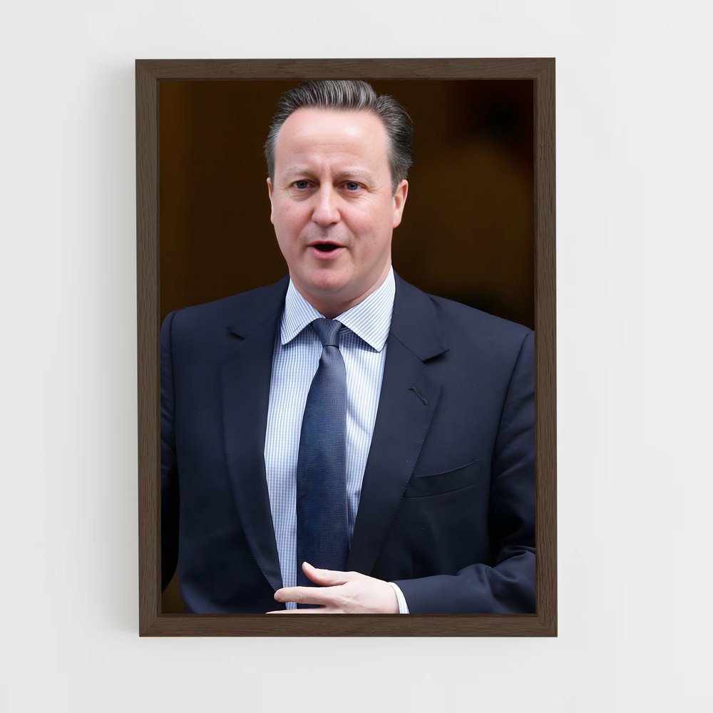ap-david cameron-6 cadre Bois foncé