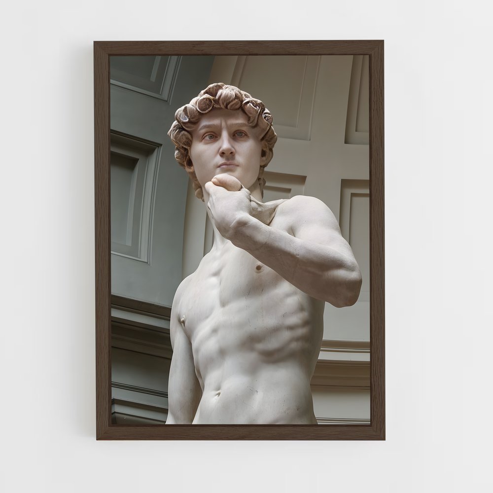 ap-david michelangelo-2 cadre Bois foncé