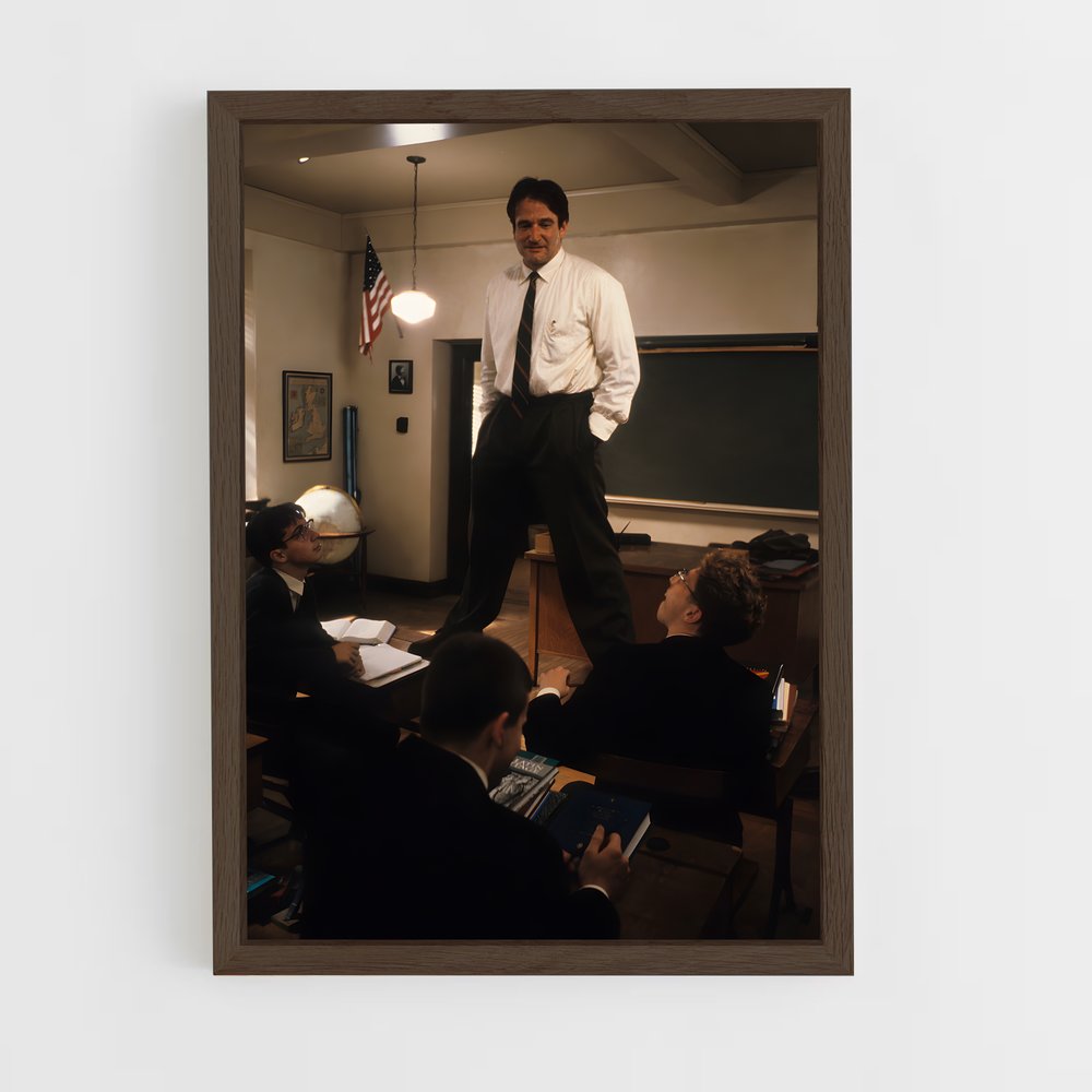 ap-dead poets society-1 cadre Bois foncé