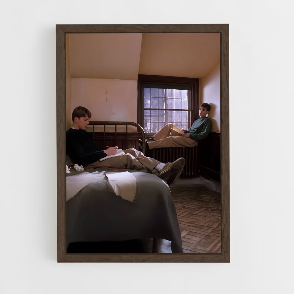 ap-dead poets society-2 cadre Bois foncé