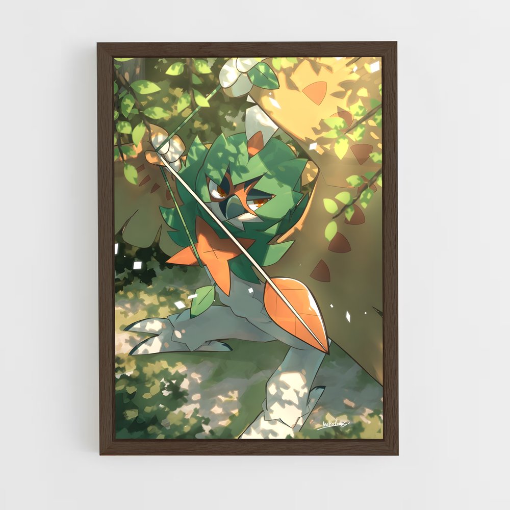 ap-decidueye-1 cadre Bois foncé
