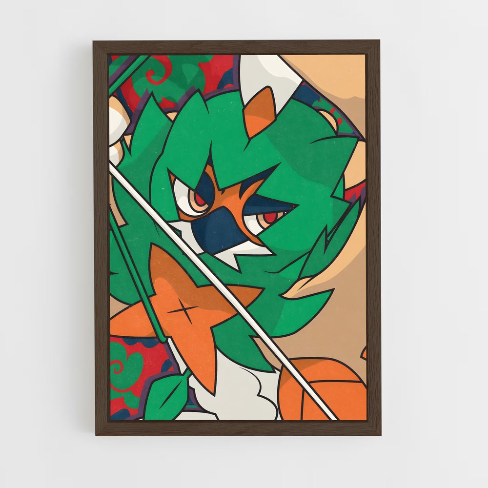 ap-decidueye-2 cadre Bois foncé