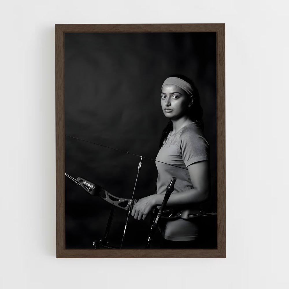 ap-deepika kumari-2 cadre Bois foncé
