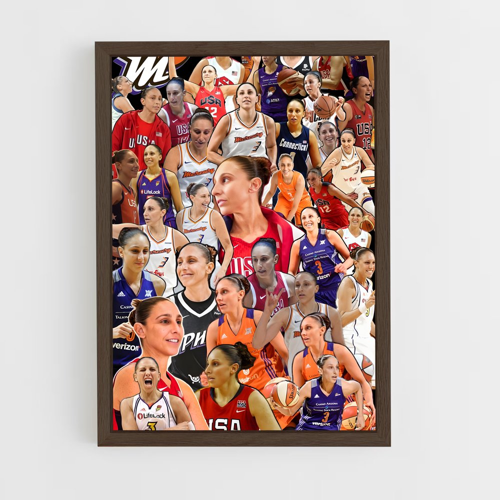 ap-diana taurasi-1 cadre Bois foncé