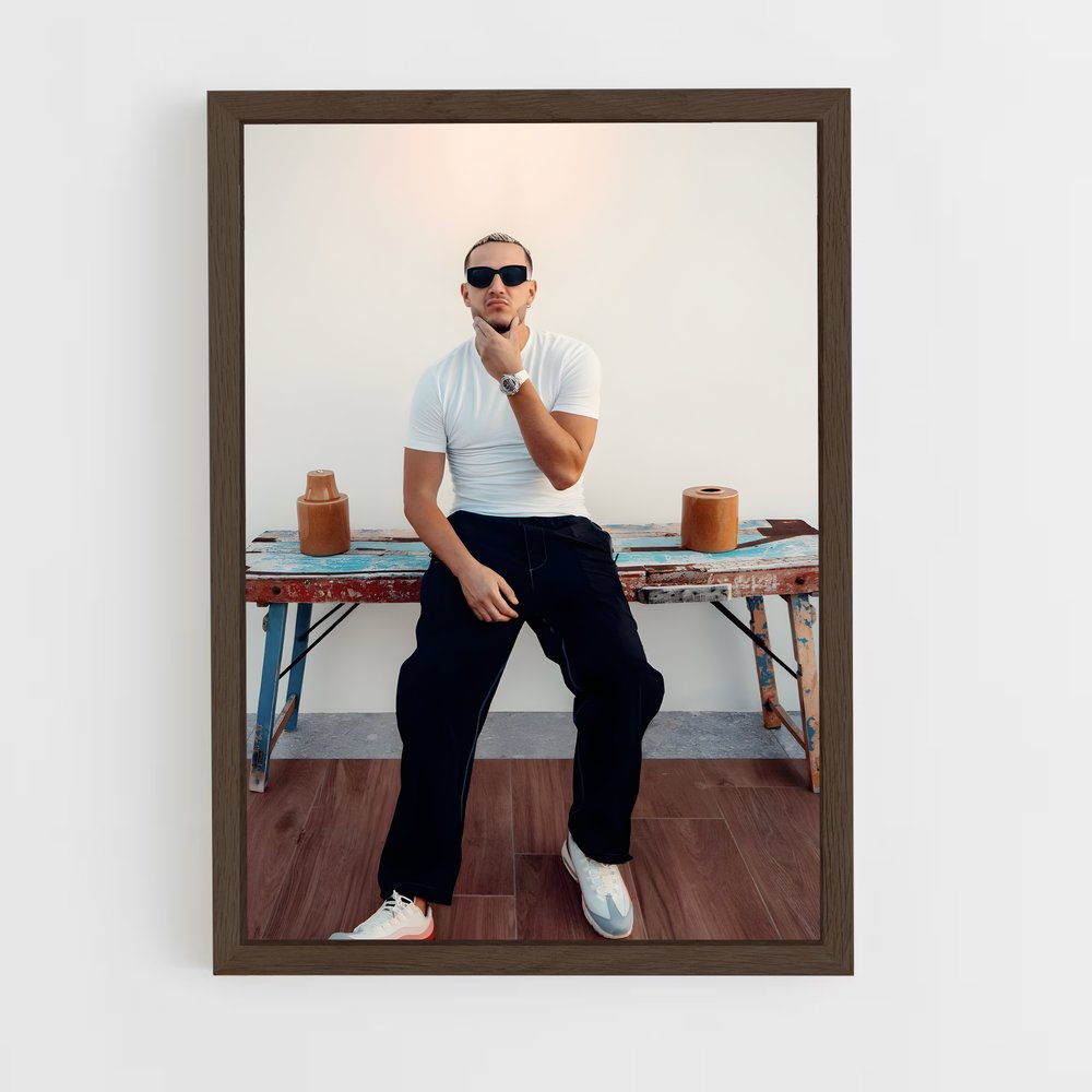 ap-dj snake-10 cadre Bois foncé