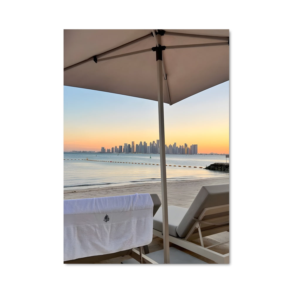 Poster Plage de Doha