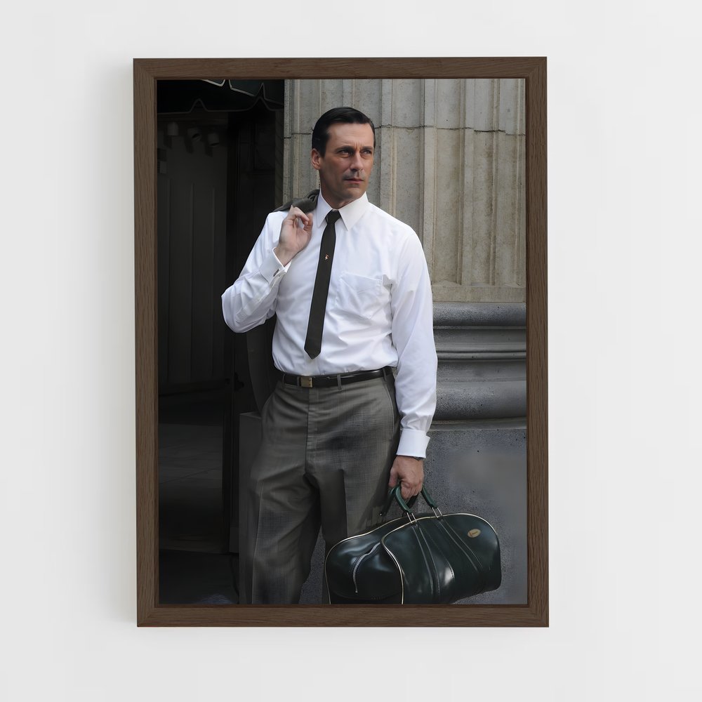 ap-don draper-4 cadre Bois foncé