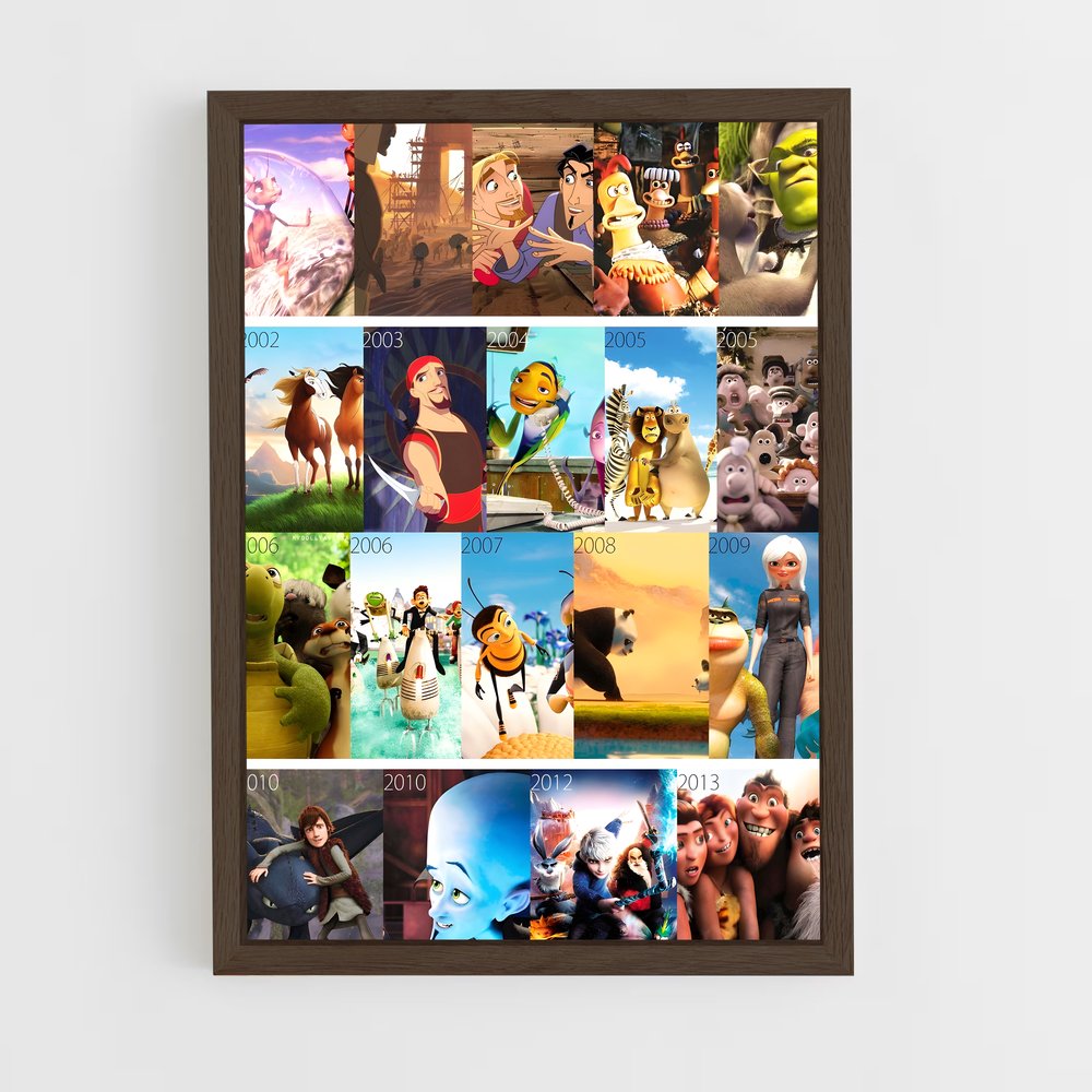 ap-dreamworks-7 cadre Bois foncé