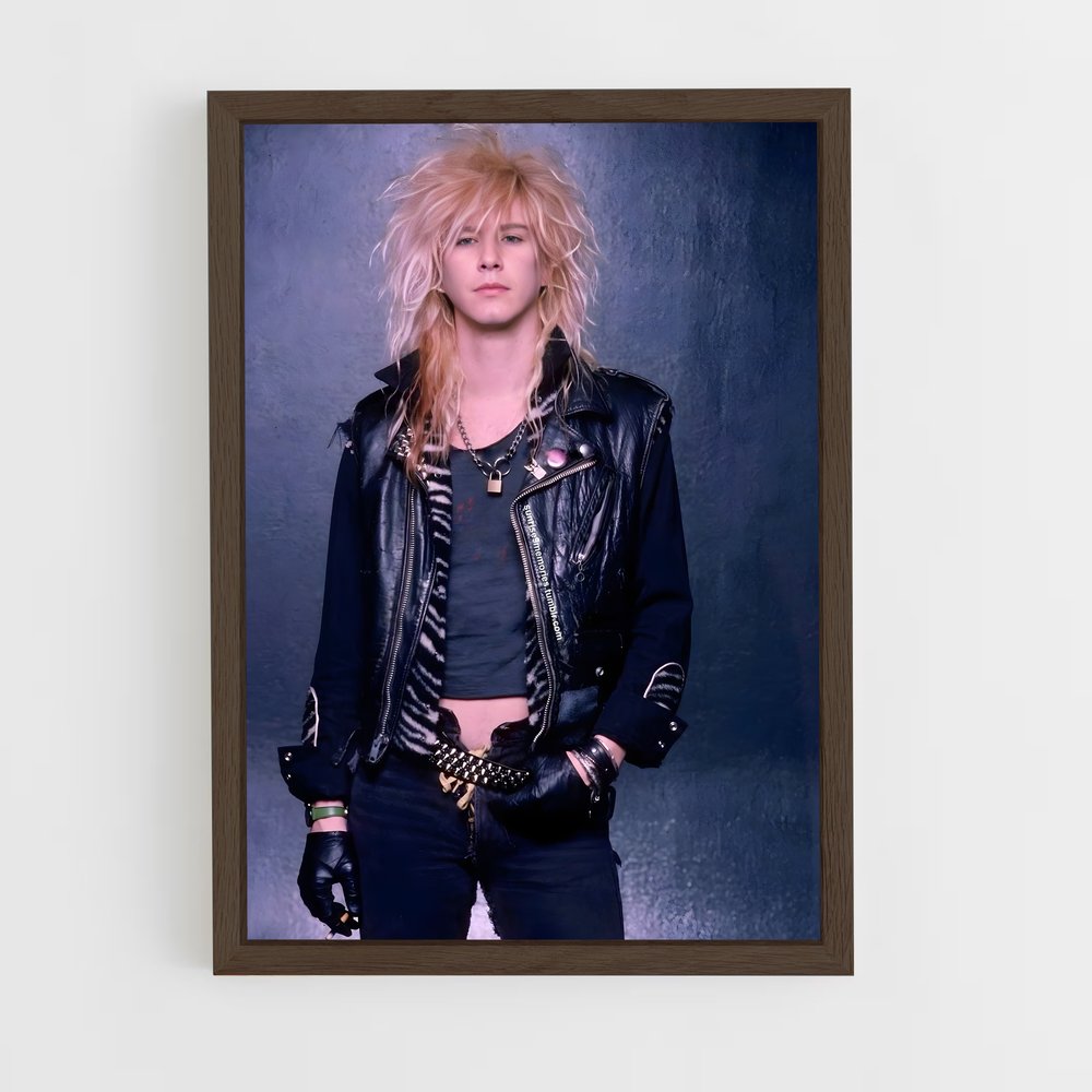 ap-duff mckagan-1 cadre Bois foncé