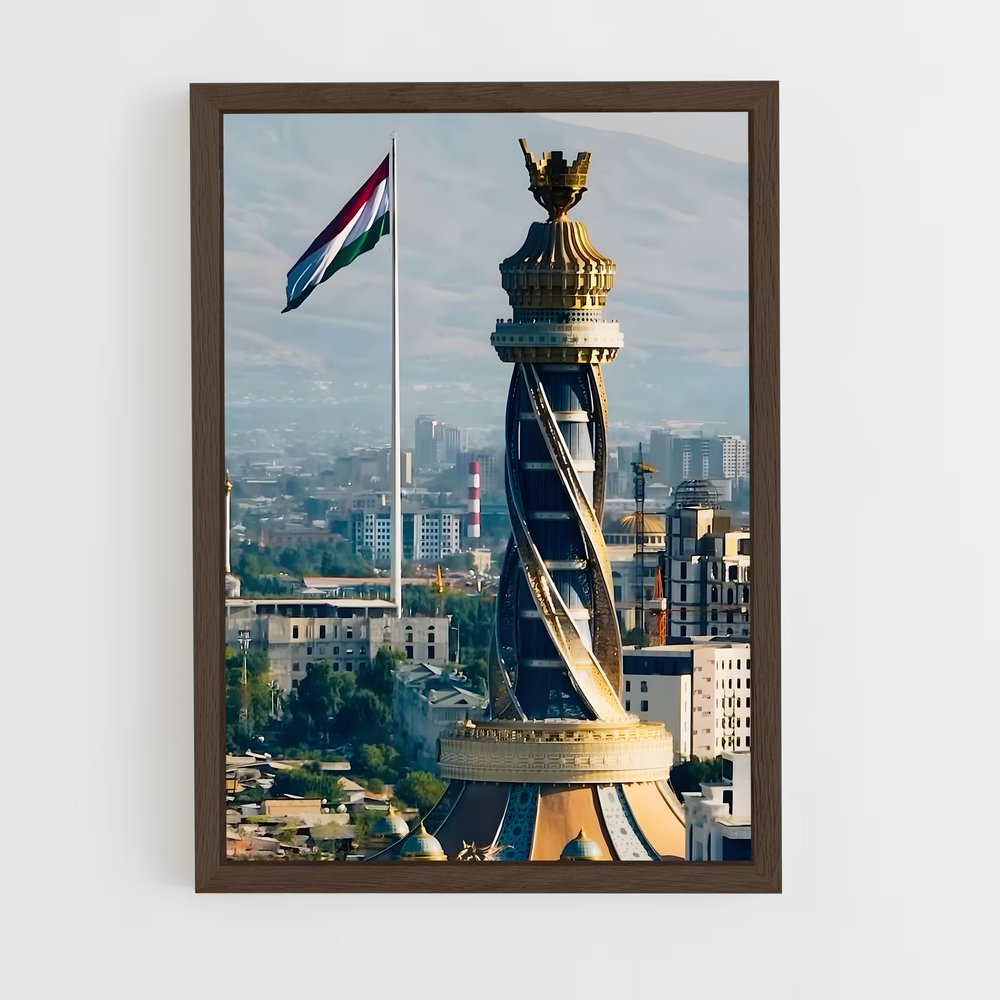 ap-dushanbe-1 cadre Bois foncé