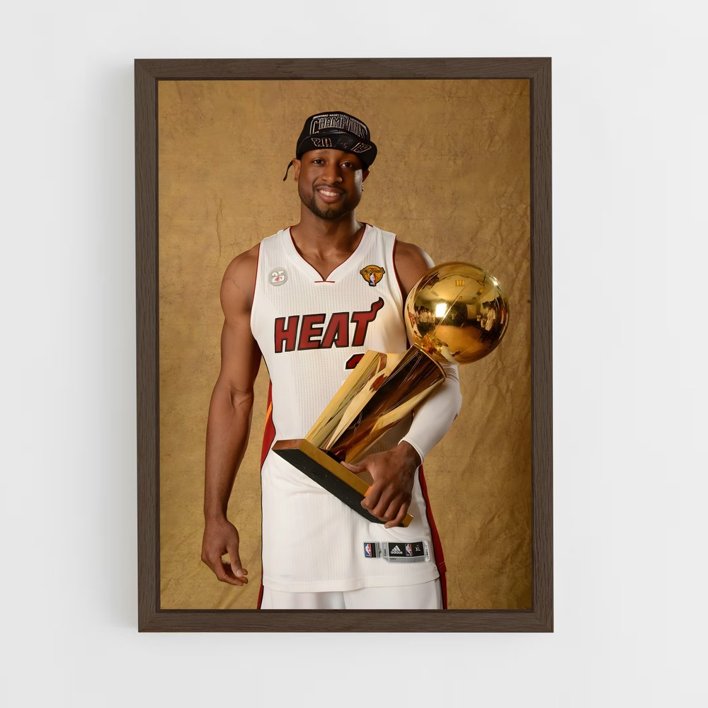 ap-dwyane wade-3 cadre Bois foncé