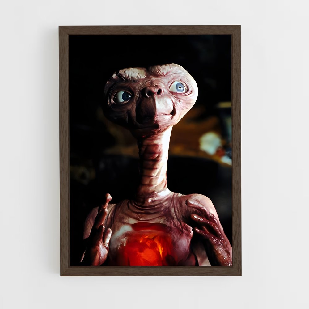 ap-e.t.-4 cadre Bois foncé