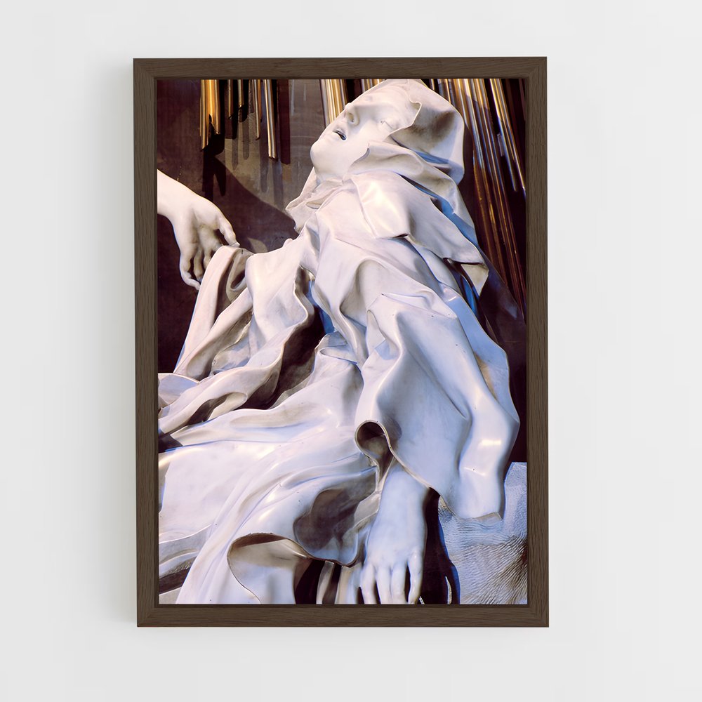 ap-ecstasy of saint teresa bernini-5 cadre Bois foncé