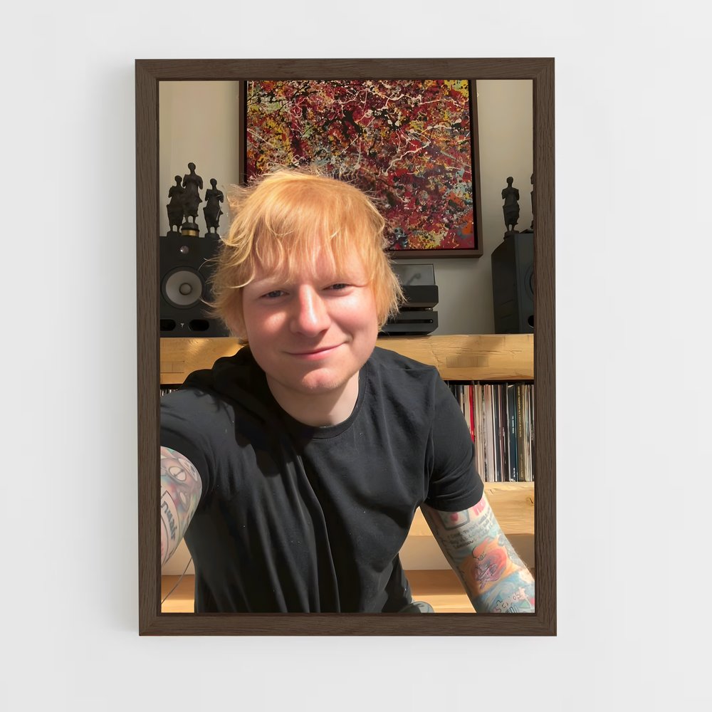 ap-ed sheeran-8 cadre Bois foncé