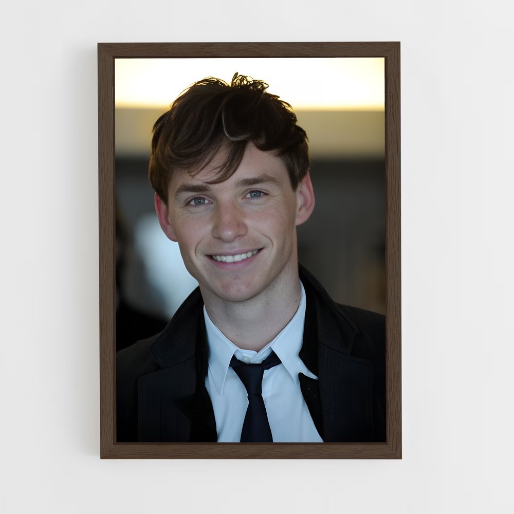 ap-eddie redmayne-12 cadre Bois foncé