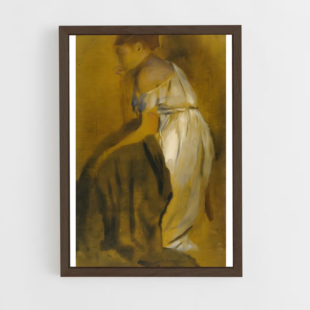 ap-edgar degas-7 cadre Bois foncé