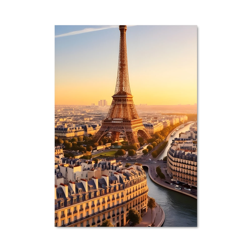 Poster Paris Illuminé