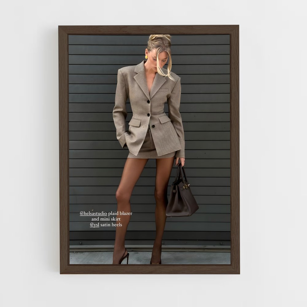 ap-elsa hosk-5 cadre Bois foncé
