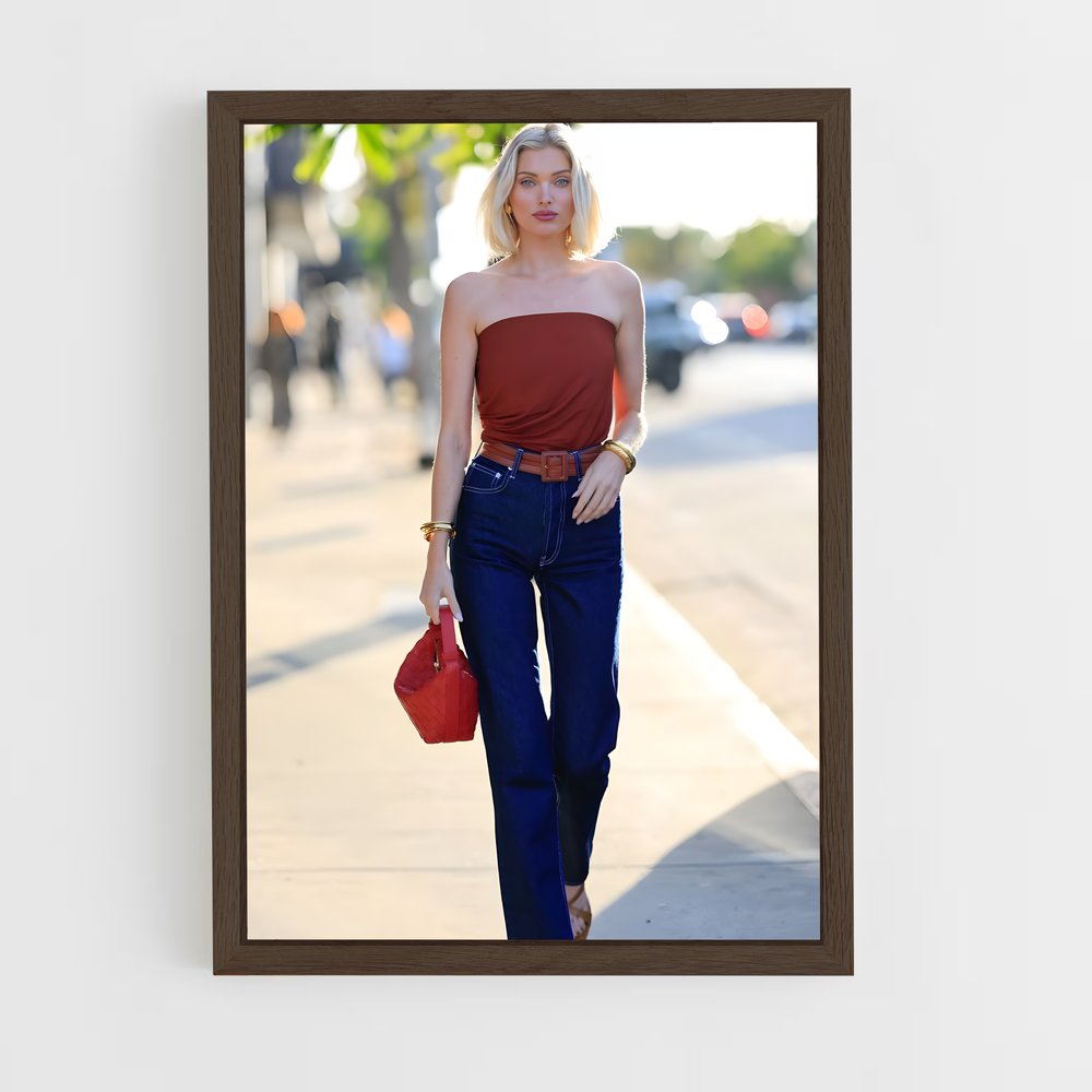ap-elsa hosk-7 cadre Bois foncé
