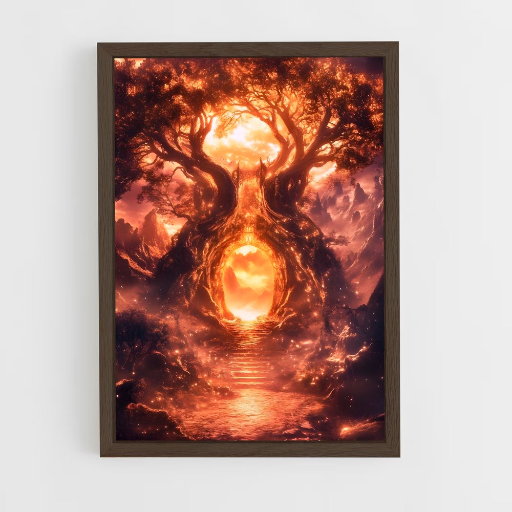 ap-ember-6 cadre Bois foncé