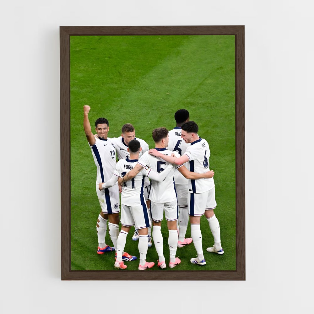 ap-england national football team-3 cadre Bois foncé