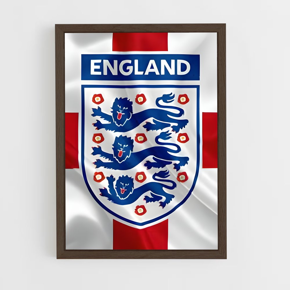 ap-england national football team-6 cadre Bois foncé