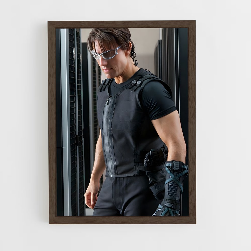 ap-ethan hunt-3 cadre Bois foncé