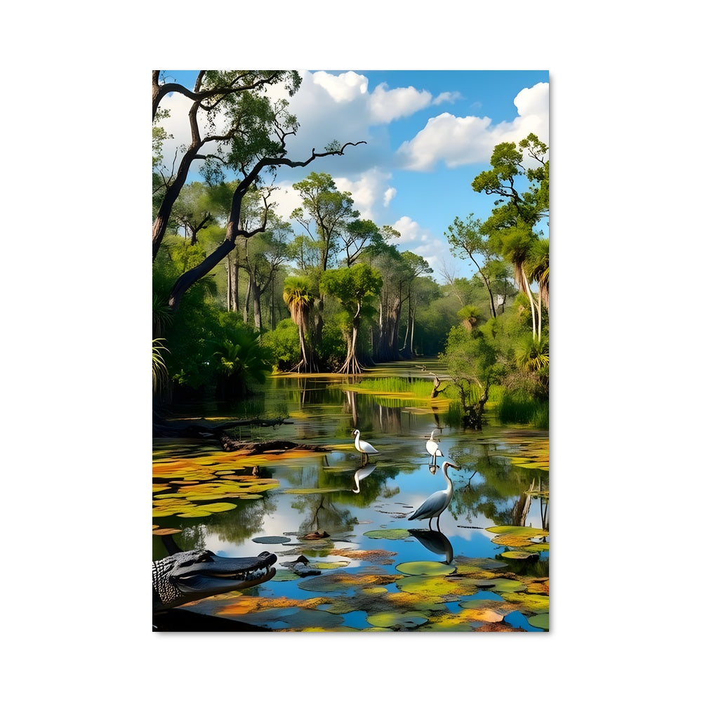 Poster Oiseau des Marais