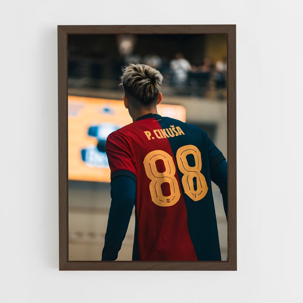 ap-fc barcelona handball-1 cadre Bois foncé