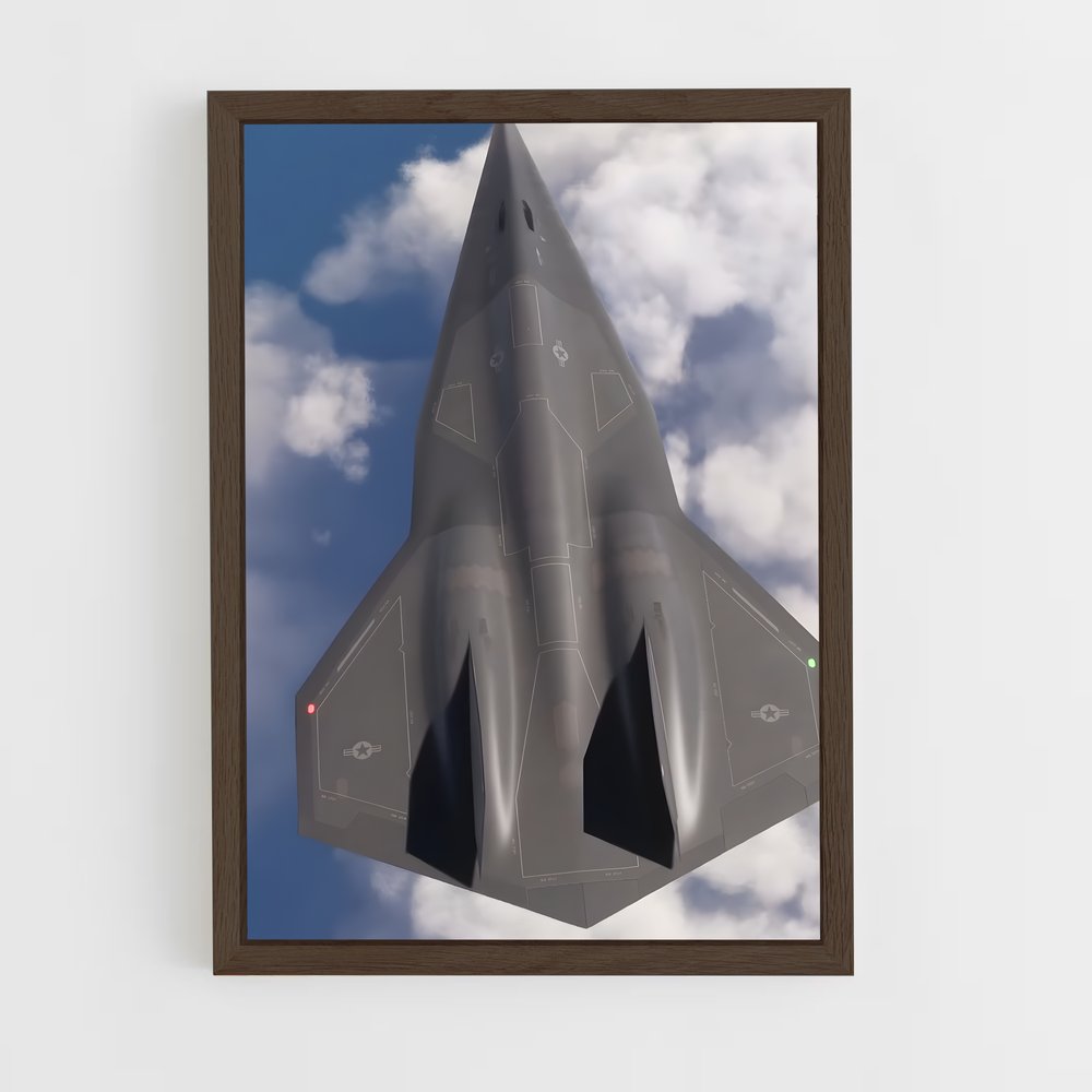 ap-fighter jets-16 cadre Bois foncé