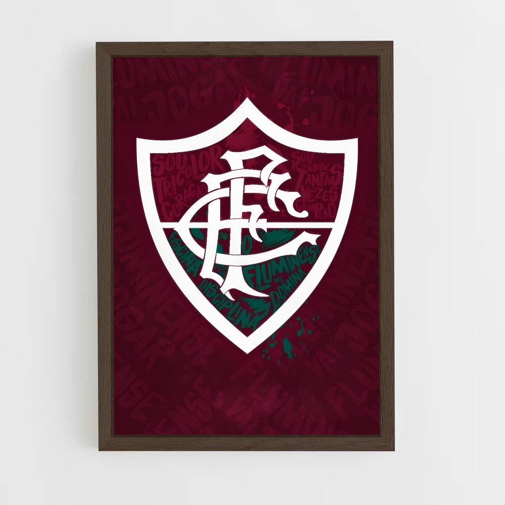 ap-fluminense fc-6 cadre Bois foncé