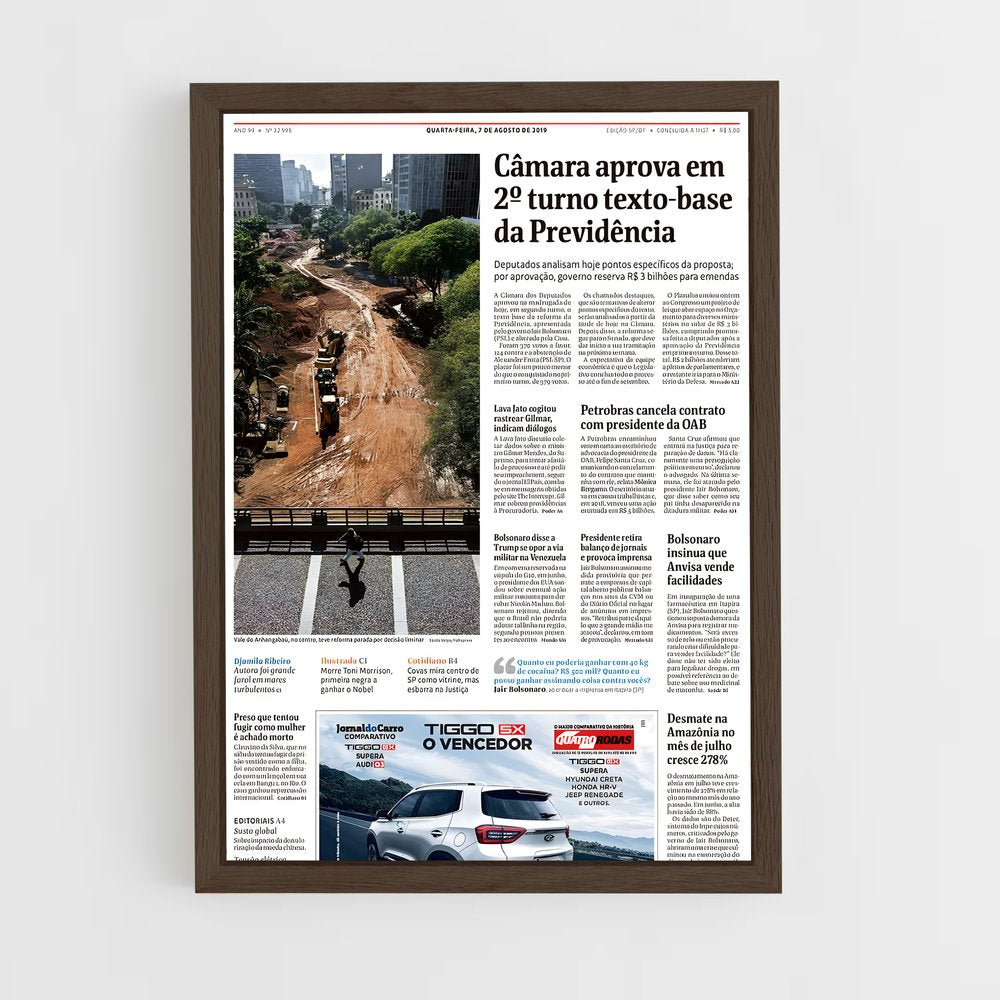 ap-folha de s.paulo-1 cadre Bois foncé