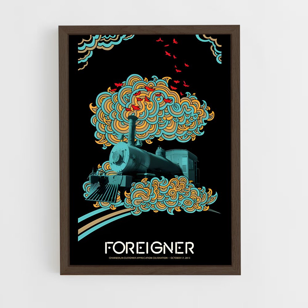 ap-foreigner-2 cadre Bois foncé