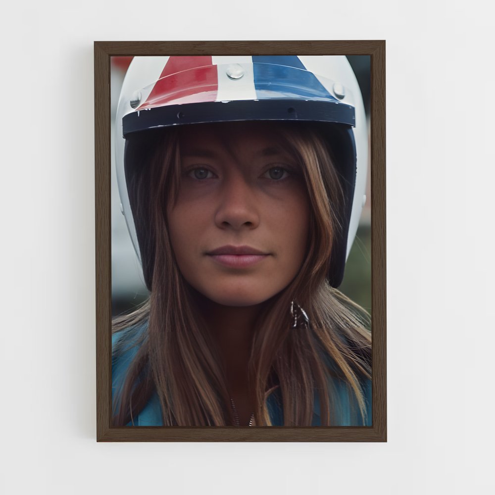 ap-francoise hardy-1 cadre Bois foncé