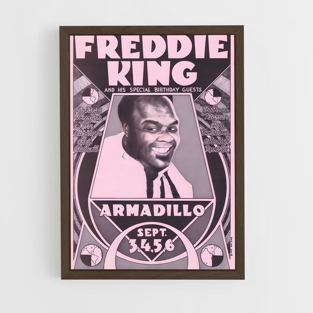 ap-freddie king-2 cadre Bois foncé