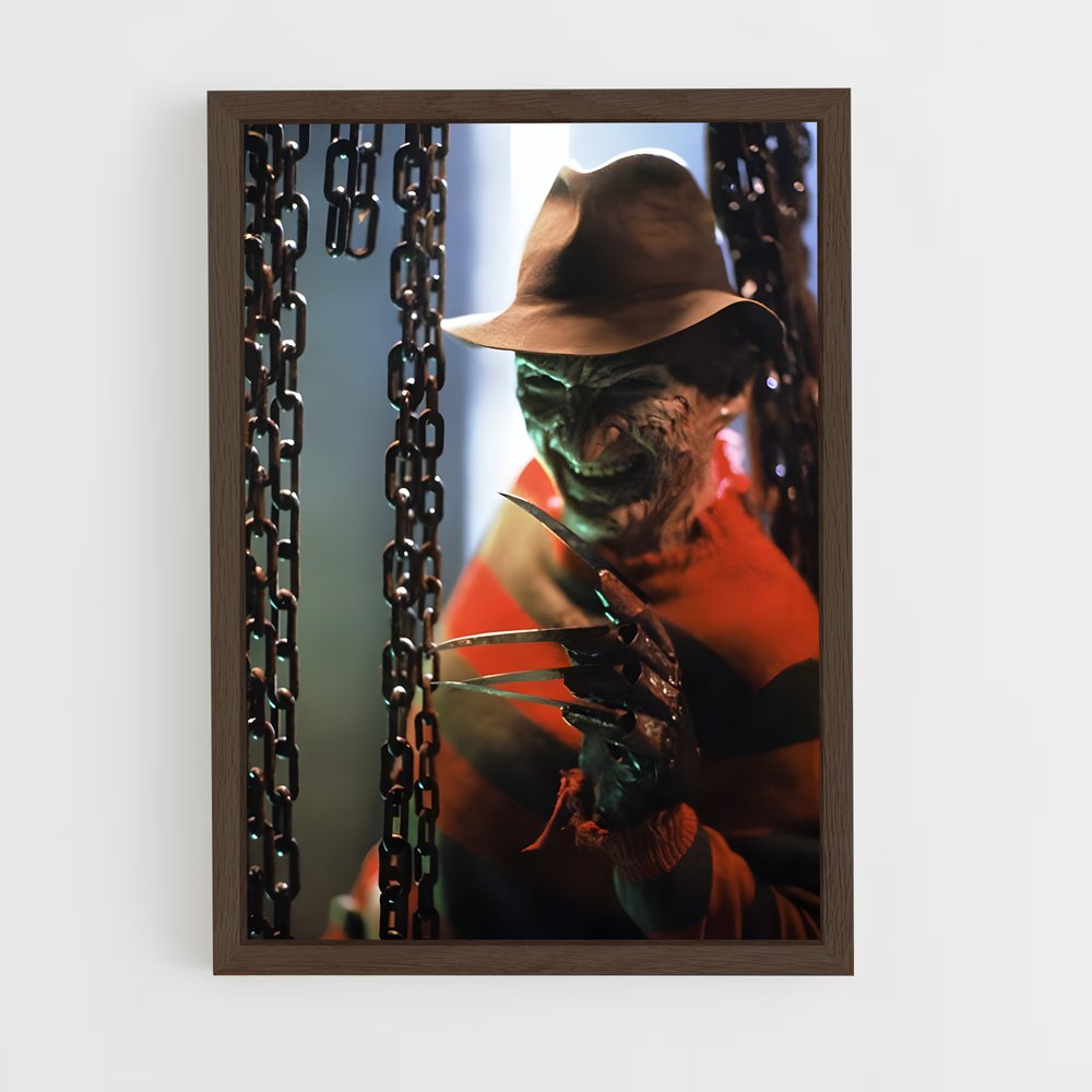 ap-freddy krueger-1 cadre Bois foncé