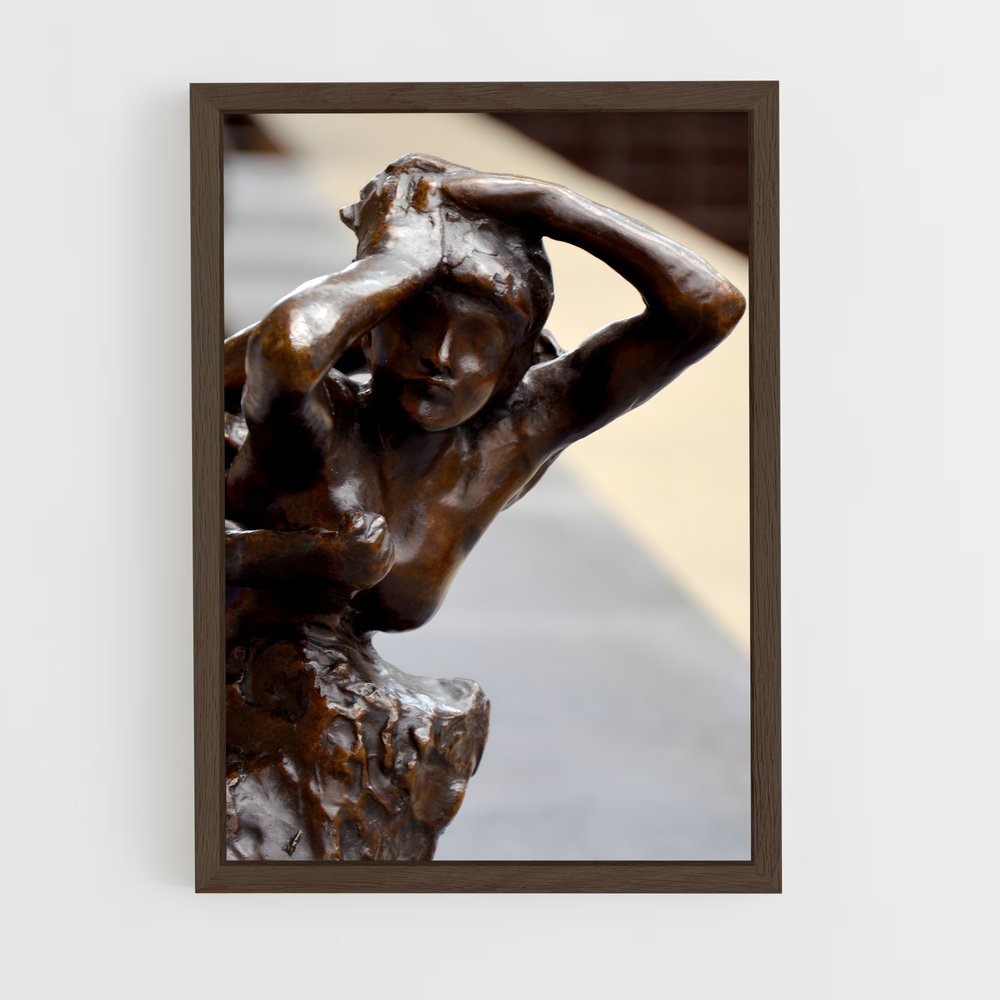ap-fugit amor rodin-2 cadre Bois foncé