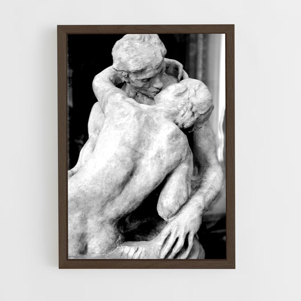 ap-fugit amor rodin-3 cadre Bois foncé