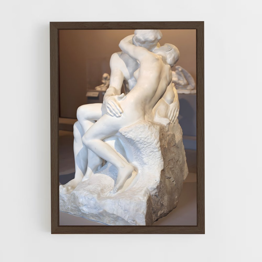 ap-fugit amor rodin-4 cadre Bois foncé