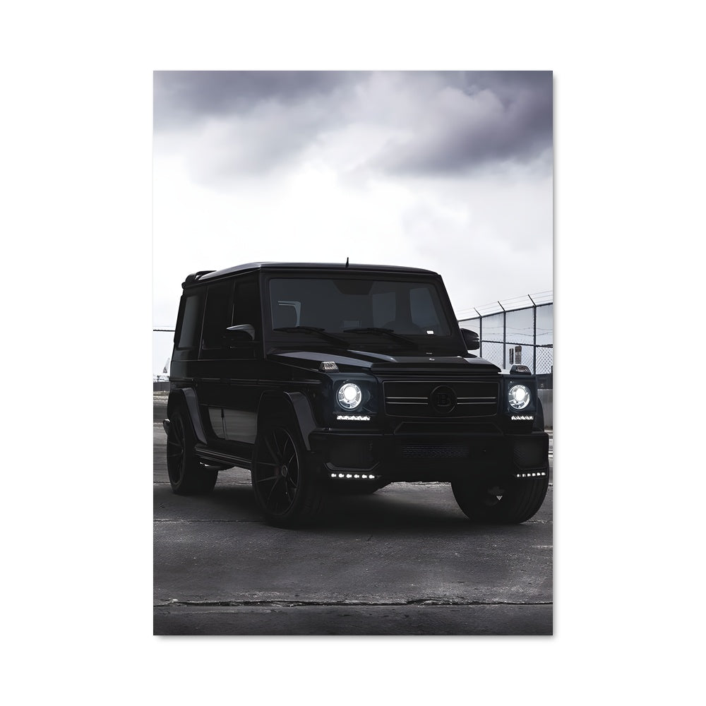 Poster Noir Énergique