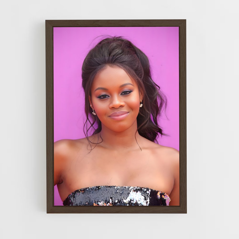 ap-gabby douglas-6 cadre Bois foncé