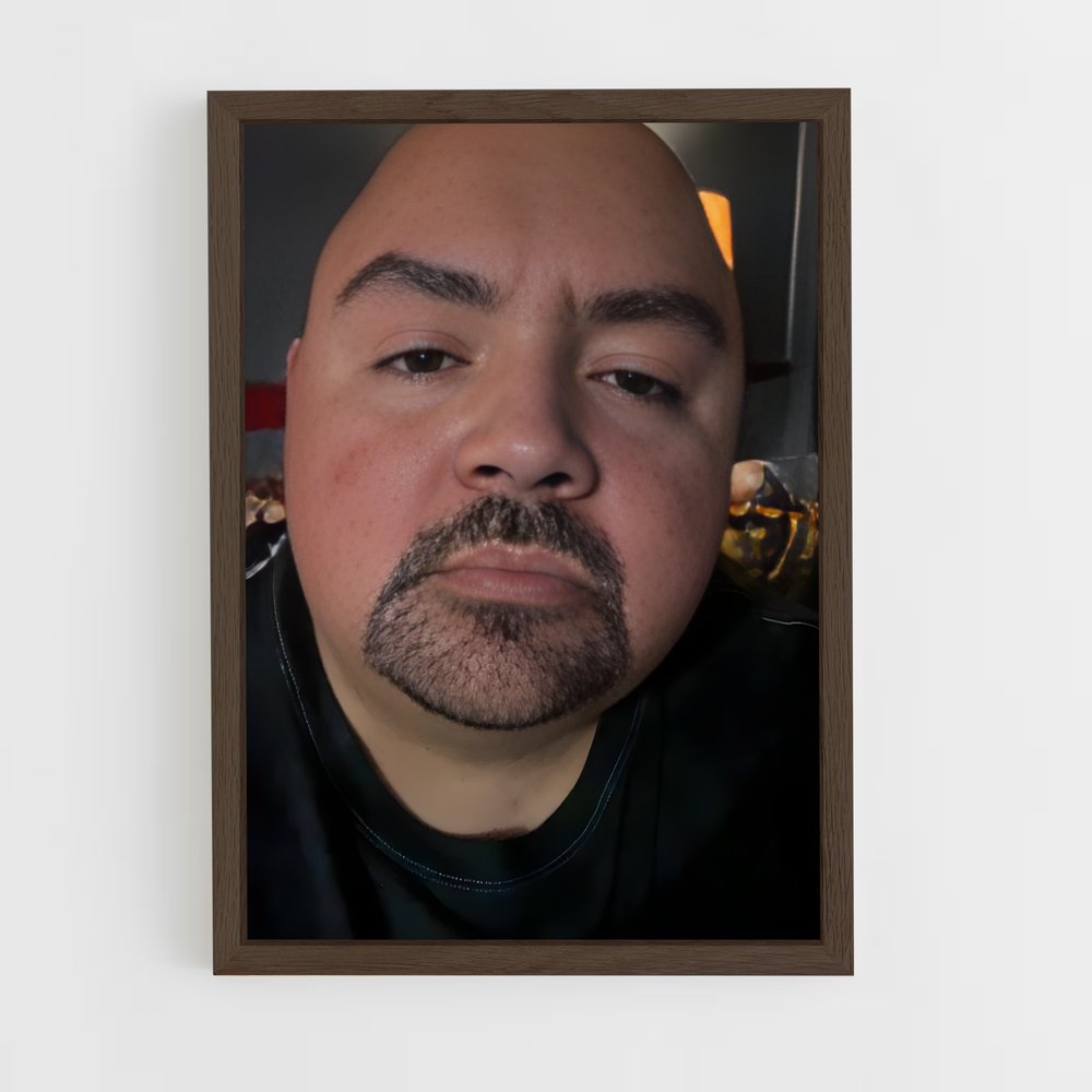 ap-gabriel iglesias-1 cadre Bois foncé