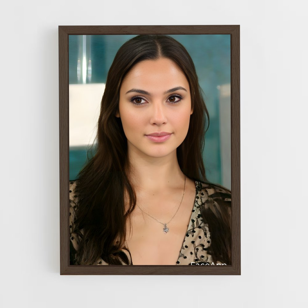 ap-gal gadot-2 cadre Bois foncé