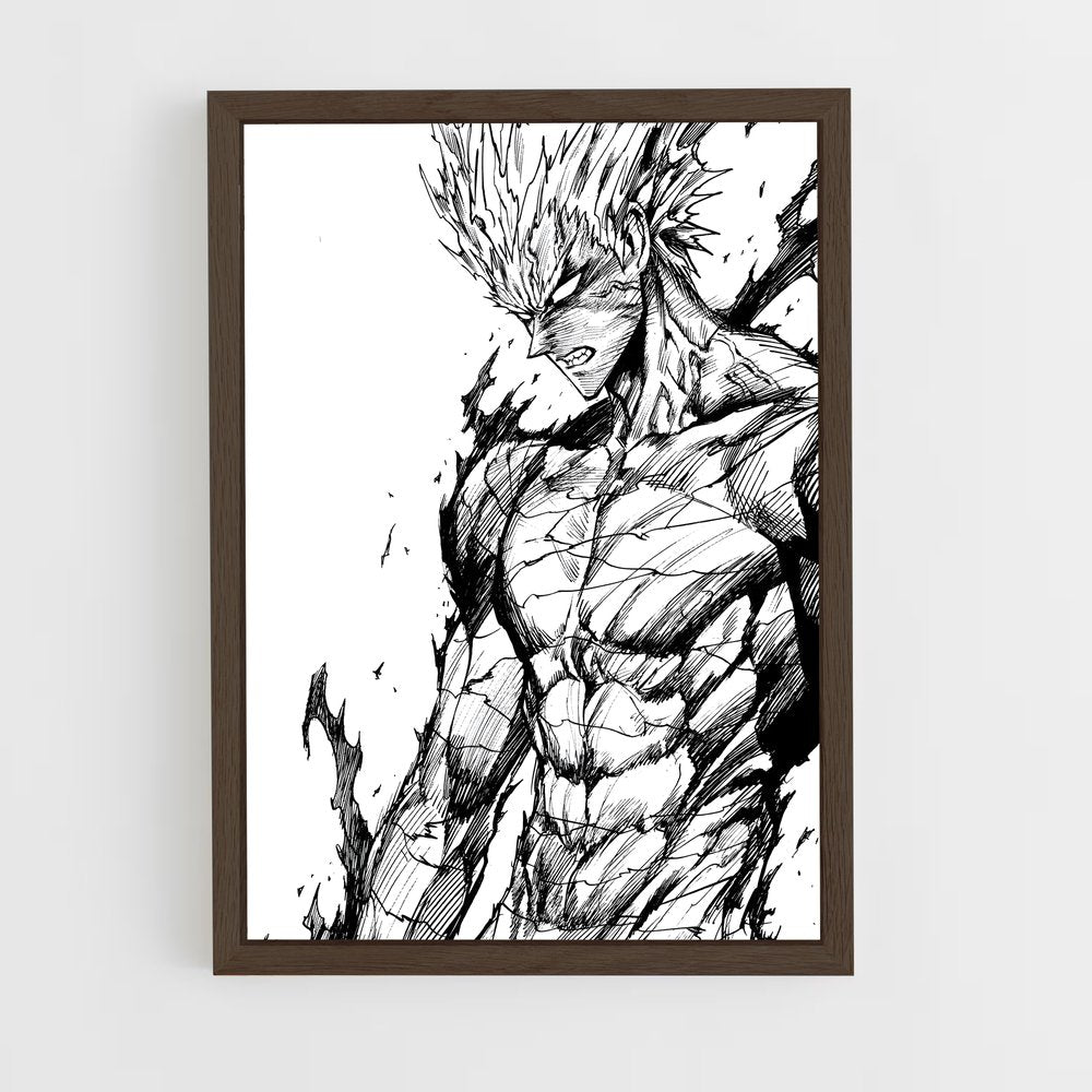 ap-garou-12 cadre Bois foncé