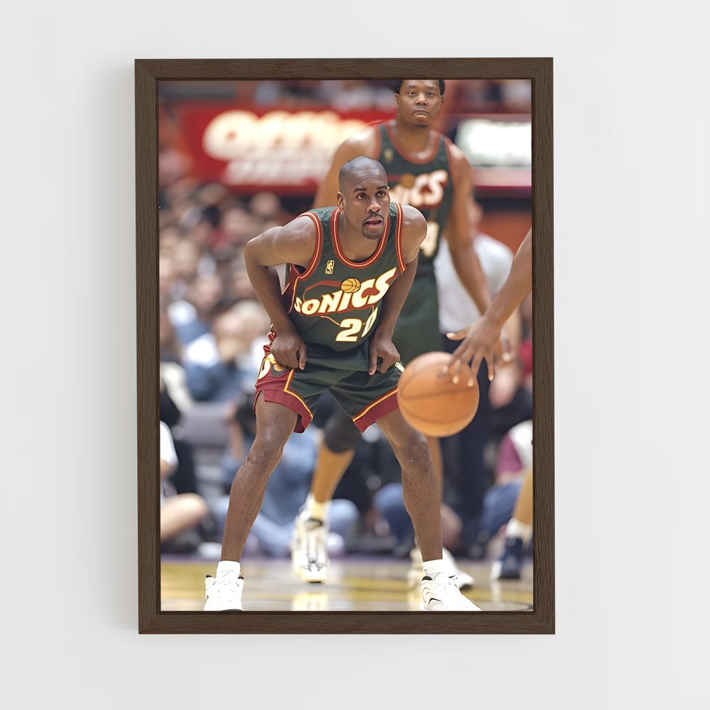 ap-gary payton-3 cadre Bois foncé