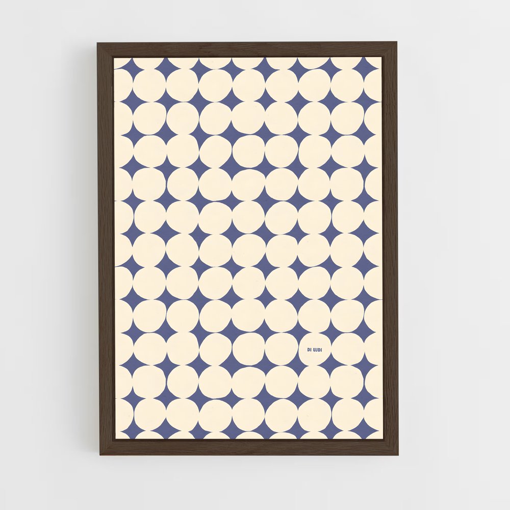 ap-geometric patterns-14 cadre Bois foncé