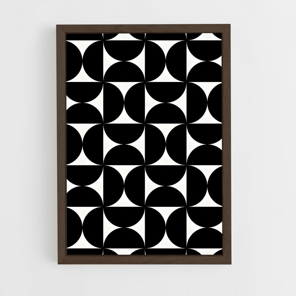 ap-geometric patterns-5 cadre Bois foncé