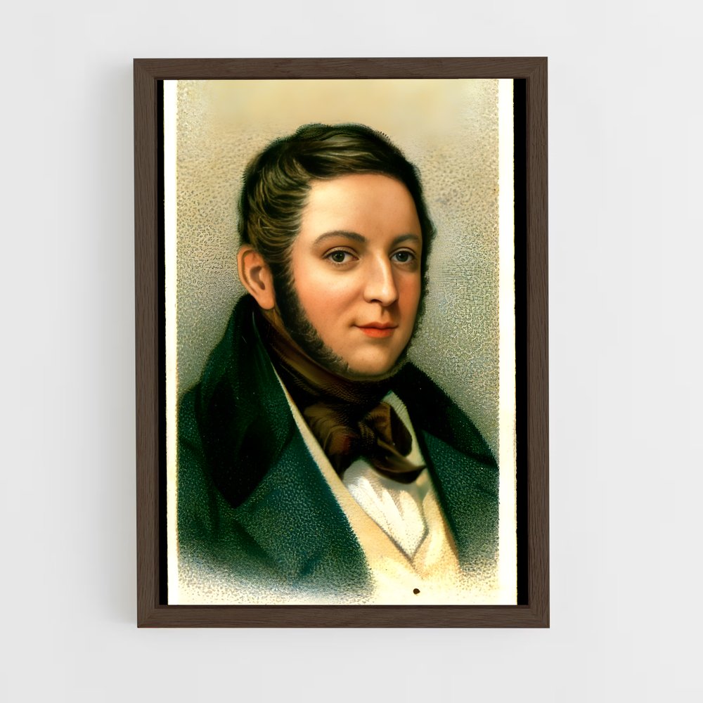 ap-gioachino rossini-3 cadre Bois foncé